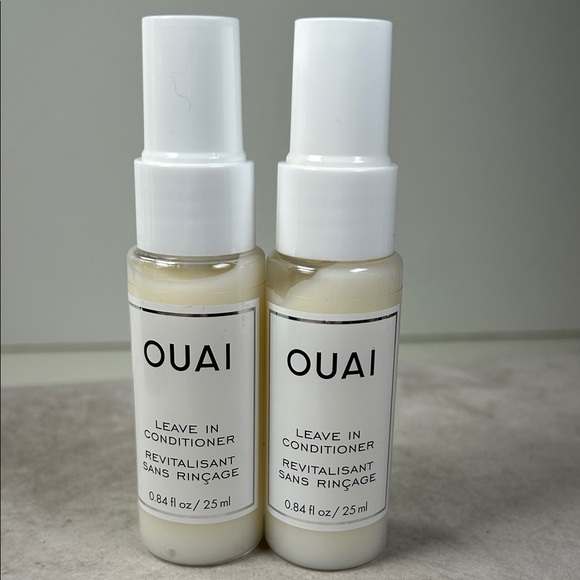 2 Travel Size- OUAI Leave In Conditioner & Heat Protectant Spray - Picture 1 of 6